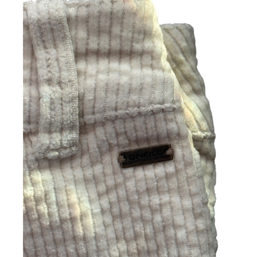 O'Neill Corduroy Shorts Women 28 Cream Excellent High Rise Boho Surf Style - Picture 8 of 8